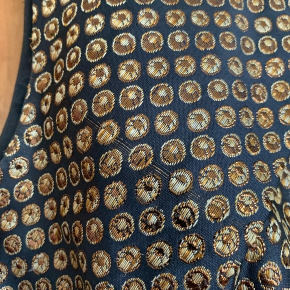 Opening Ceremony Gold & Black Party Dress, size 4 - Picture 5 of 5